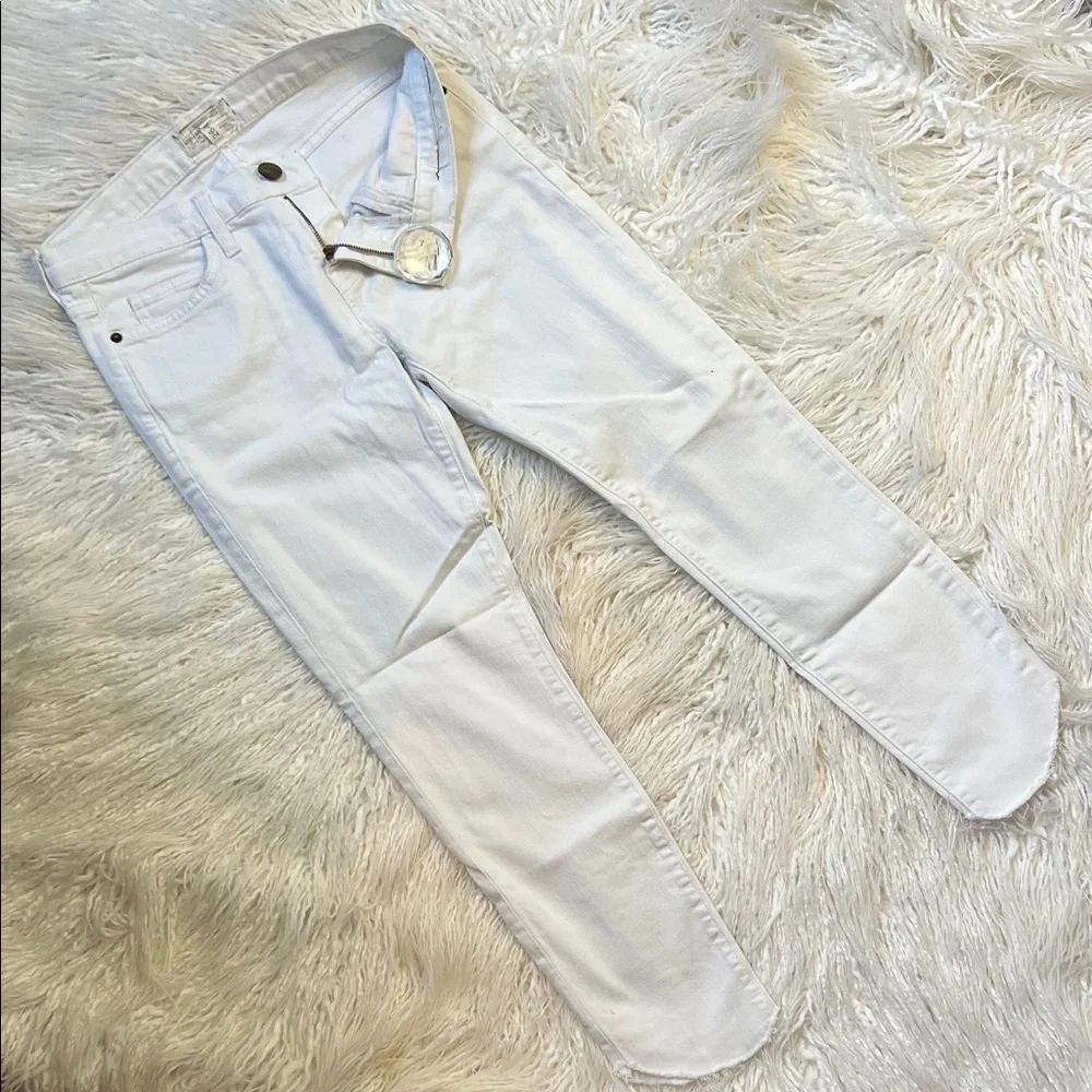 * Current/Elliott White Ankle ‘the stiletto sugar’ jeans